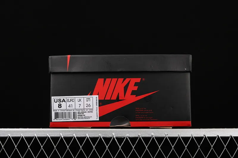 All categories Air Jordan Jordan series basketball shoes Air Jordan 1 High X version Air Jordan 1 "Neutral Grey" AJ1 Joe 1 gray pink suede/dirty pink 555088-018